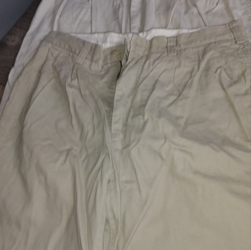 NAUTICA slacks - khaki - lot of 2